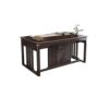 ABHNUGFS Study Writing Table PC Desks Chinese Style All Solid Wood Study Desk Home Zen Writing and Painting Furniture Office(160 * 70 * 76cm)