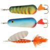 Abu Garcia Favourites Pack 2 – Set of 3 Premium Pike Fishing Lures – Atom 20g, Reflex 18g & Utö 25g – Easy-to-Use, High-Attraction Lure Assortment for Freshwater Predator Fishing, Assorted Varied