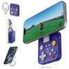 abxylute M4 Snap-On Mobile Gaming Controller for Android & iPhone, Switch 1&2, Portable Bluetooth Controller, Pocket-Sized Retro Arcade Phone Gamepad Kickstand, Dual Joystick Turbo Pro Gaming Magnetic (Blue)