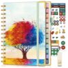 Academic Planner 2026-2027, Hardcover Weekly and Monthly Calendar Planner from July 2026 - June 2027, 6.1" x 8.2" A5 Daily Agenda with Tabs, College School Organizer for Student Teacher, The Tree of Life in Oils