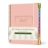 Academic Planner 2027, Weekly and Monthly Calendar, 8.5" x 11"