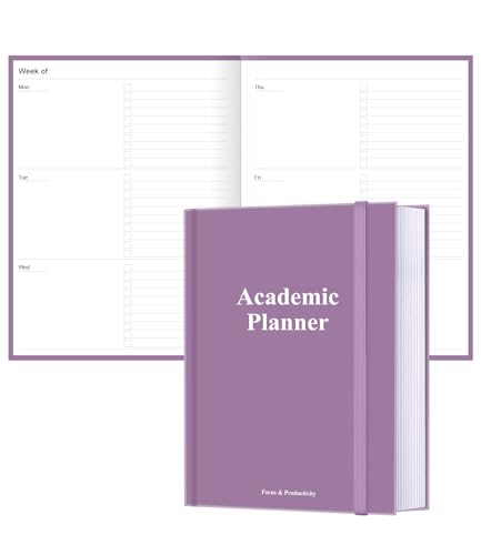 Academic Planner for 2026-2027 or Anytime – 8.5" x 11" Undated Weekly Student Planner For Homeschool, High School, College & Nursing Students, 200 Pages, Green Leaf