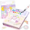 Accevo Paint with Water Coloring Books for Toddlers, Unicorn Theme Mess Free Watercolor Painting Papers for Kids Water Color Paint Kit Art and Craft Toys Birthday Christmas Gift for Ages 3-5, 4-8