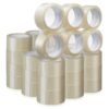 ACCL Heavy Duty Packaging Tape, Strong & Durable for Moving, Storage, Shipping, Mailing and Box Sealing - Crystal Clear / 2 mil / 2 inch x 100 Yards / 30 Rolls