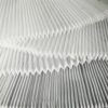 Accordion Pleated Stiff Gauze Fabric By The Yard Stage Background Mesh Sewing Fabric Fashion Dress Material