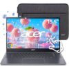 acer Chromebook Plus 515-15.6" FHD Touch Laptop, Intel Core i3-1305U, 8GB LPDDR5X - 256GB SSD, HDMI, USB-C, USB-A, Bluetooth, Wi-Fi, FHD Camera, Long Battery, Chrome OS, Gray