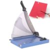 Acivirdde Heavy Duty Guillotine Paper Cutter, 15" Desktop Trimmer with Auto Clamp & Safety Guard for Office, Classroom, Crafting