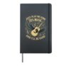 Acoustic Guitar with Angel Wings and Musical Notes Hardcover Journal, Black
