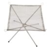 Acouto Portable Folding Outdoor Firepit – 16.5" Stainless Steel Mesh Camping Pit with Tool- Setup, Braced Legs & Carry Bag for Backyard, Garden, Picnic, Hiking and Backpacking