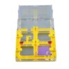 Acrylic Ant Farm Castle – Moisturizing Display Box Nest Habitat for Live Ants, Educational Ant Colony Observation Ant Habitat(Yellow)