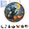 Acrylic Jigsaw Puzzles Suncatcher, Hanging Sun Catcher Acrylic Puzzles Kit