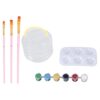 Acrylic Paint Set 6 Colors | Beginner Art Supplies for Canvas