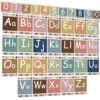 Adduster Bulletin Board Letters - ABC Alphabet Poster Classroom Decor Set Preschool English Poster Kindergarten/Primary School Classroom Wall Decor Daycare/Homeschool Supplies 10inx5.5in
