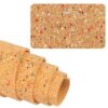 Adhesive Large Bulletin Board, 8mm Frameless Cork Sheets for Crafts/Photos/Pictures, Colorful Corkboard Roll for Push Pins/Office/Desk/Walls