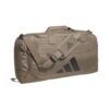 adidas Defender 5 Duffel Bag for Sports, Gym and Travel, Khaki Six/Black, OSFA