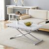 Adjustable Height Standing Desk, 43" MDF Office Computer Table Lift System