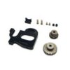 Adjustable Motor Bracket with 27t 19t Pinion Gears for 3650 Brushless 550 Brushed Metal for Wltoys 144001 124019 124018 Rc Car RC Cars Models Parts