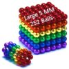 Adults Game Update 250PCS！Building Balls Stress Relief Desk Toys,Fidget for Office, Executive Creative Gift Desk Game for 18+ Age SN5