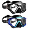 Aegend Swim Goggles for Adults Kids - 220°Wide View Anti-Fog Goggles with Mesh Bag for Indoor Outdoor Pool Beach Swimmming