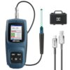 AEGTEST 8103 Gauss Meter, Rechargeable Tesla Meter 0-2500mT, Transverse Probe, Magnetometer with Data Logging and Alarm, Magnetic Field Strength and Pole Tester, ±5% Accuracy for Factories, Workshops