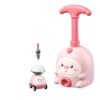 Aerodynamic Flying Balloon Car - Fun Science Experiment Kit with Cartoon Animal Design for People(Piggy)