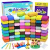Aestd-ST Air Dry Clay 66 Colors, Modeling Clay for Kids, DIY Magic Clay