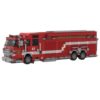 Aetheria Forest Fire Truck Building Set Type III Brush Engine Firetruck Vehicle Building Bricks with Realistic Firefighting Details for Office Desk Ornament- 767 Pieces (D)