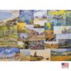 Aether Puzzles - Claude Monet Impressions of Light Part 1, Premium 1000 Piece Jigsaw Puzzle for Adults, Glare-Free, Soft-Touch Puzzles, Made in USA, Puzzle Lovers Gift Ideas, 26.6" x 19.25"