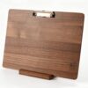 Affca Oversized Walnut Wood Clipboard with Stable Base A3 Legal Size