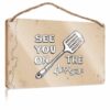 AFGD Wooden Sign Sanded Edge & Lacquered Finish | Camper Accessory For Inside 90s Home Decor - Fun Living Room Wall Decor/See You On The Flip Side: A Spatula's Perspective