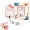 AFRITEE Cat Healing Jar Badge Reel for Nurse Cute Shaker Retractable ID Holder