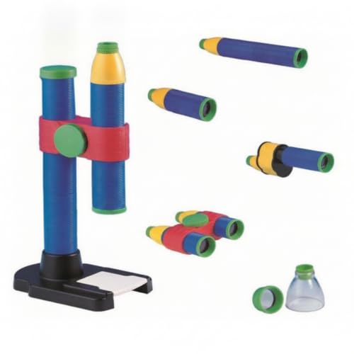 AFXGUSD Optical Assembly Learning Kit with Set Construction Toy Modular Pieces Lens Modules Build Encourages Curiosity and Light Principles Suitable for Classroom Activities STEM