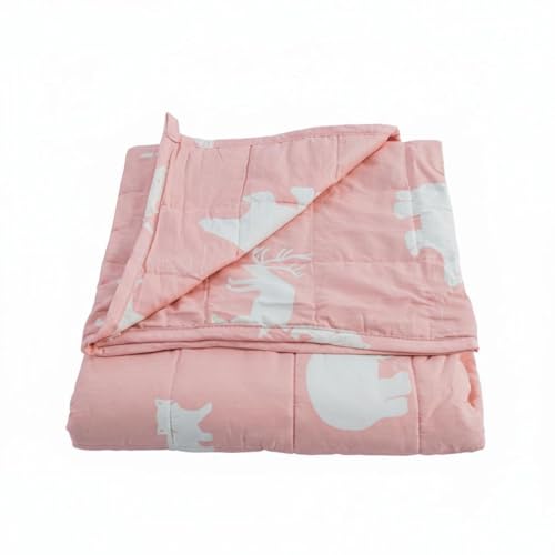 AFXGUSD Weighted Blanket Weighted Throw Weighted Quilt Weighted Comforter with Gentle Pressure for Soft Breathable Skin Friendly Finish Suitable for Bed time Routine Couch Relaxation Weekend