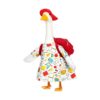 Agvenra Academic Print Goose Costume for 23-Inch Statues – White School Supplies Dress with Red Beret & Backpack – Teacher Classroom Decor