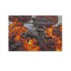 AH-64 Apache Puzzle, Combat Military Helicopter Pattern, 300 Pieces, Collector Display, Aviation Wall Art