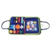 Ahgsup Educational Activity Sensory Board Felt Activity Book for Toddlers, Supporting Sensory Exploration, Hand Eye Coordination, and Storytelling Skills
