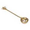 Ahgsup Stainless Steel Long Coffee Spoon, Gold Measuring Spoon for Coffee Beans, Tea, Milk Powder, Spices, Dishwasher Safe and Multipurpose Tool for