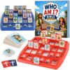 AIAKO Guess Bible Who Am I Game for Kids, 24 Holy Characters with Life Story & Verse Cards, Interactive Christian Catholic Gifts & Trivia Study Supplies for Sunday School, Youth Group and Family