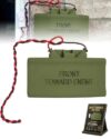 AIANR Funny Doorbell Cover Decoration, 3D Printed Novelty No Soliciting Sign with Fake Wire Look, Do Not Disturb Door Bell Button Cover, Gag Gift for Porch Garage Man Cave