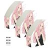 aidingzhi Foldable magazine file cabinet folders 9x12 inches, organizers for desk 3 Pack book storage box for Home School Office, Bunny Angel Girl