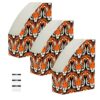 aidingzhi Foldable magazine portable file folder 9x12 inches, organizer for office 3 Pack book storage box for Home School Office, Tigers Graphic