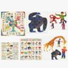 Aifsem Head to Toe Felt Puzzle Set Animal Action Matching Felt Pieces