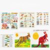Aifsem Kangaroo Mother Felt Puzzle Animal Matching Flat Felt Story Set