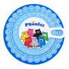 Ai fsem Monster Phonics Felt Spinner 3-Layer Rotating Reading Wheel Resource Reading Centers Phonics Practice