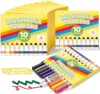 Aigybobo Washable Markers Bulk -12 Boxes of 10 Vibrant Colors (120 Total)
