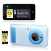 AI Kids Digital Camera 50MP 32G WiFi Learning Camera, Why&How Library-Blue