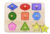 Aile Toddler Wooden Preschool Learning Shape Peg Puzzle Board Toys
