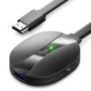AIMIBO True 4K Wireless Display Adapter, 2026 Plug & Play 2.4G+5G@60Hz HDMI Wireless Dongle for i-Phone 17 Android Windows macOS Tablet Laptop to HDTV Monitor Projector -Support Airplay DLNA Miracast