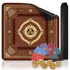 aimpiwt American Mahjong Mat with Rules(31.5"x31.5") Non-Slip Waterproof
