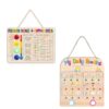 AINBIN Feelings Chart For Kids & Daily Routine Chart for Toddlers, 2 in 1 Morning Bedtime Routine Checklist Chart to Do List for Autism, Preschoolers, ADHD Tools